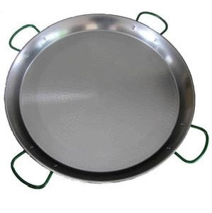 ¿Que debo hacer antes de usar una paellera de acero pulido nueva?