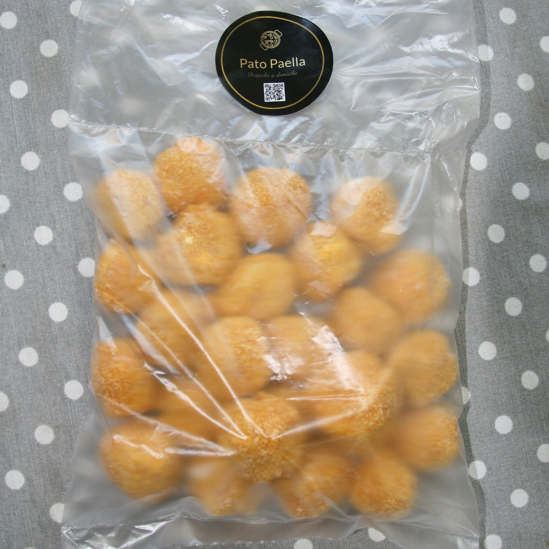 Croquetas de Jamón Serrano y Chorizo sin gluten y sin lactosa congeladas 500 gr (24-25 un)