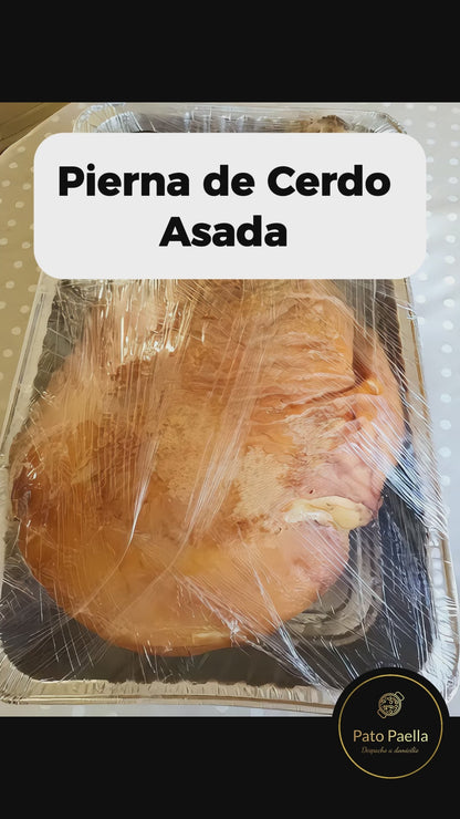 Pierna de cerdo asada